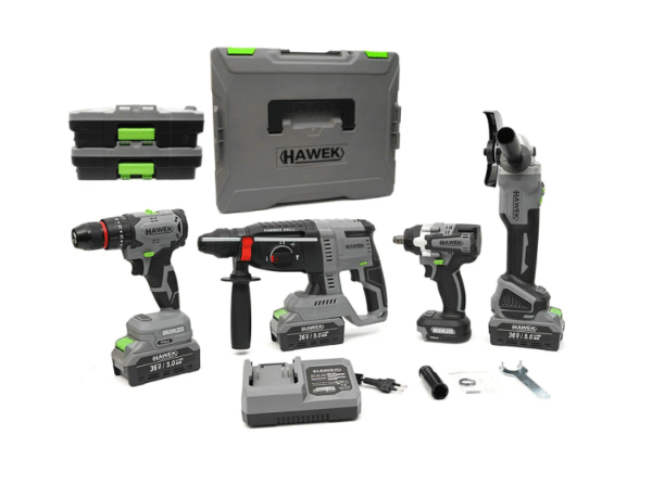 Акумулаторни инструменти 4 части 36v , HAWEK , HW-3008