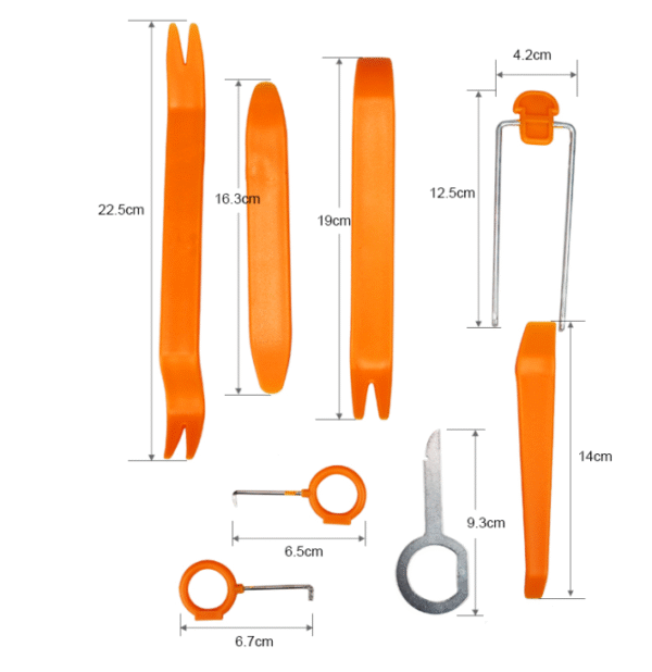 Комплект за демонтаж на интериорни елементи
