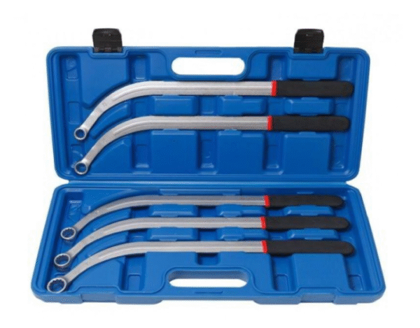 КОМПЛЕКТ КЛЮЧОВЕ ЗА КЛИНОВ И ЗЪБЧАТ РЕМЪК 5 ЧАСТИ ROCKFORCE