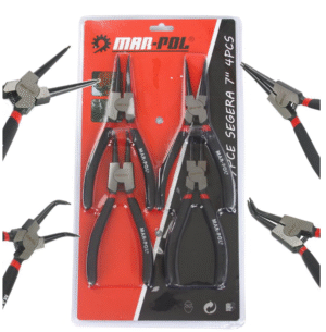 Комплект зегер клещи 4 части 180 мм Mar-Pol