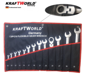 Звездогаечни тресчотни ключове 8-32мм KraftWorld с чупещо рамо