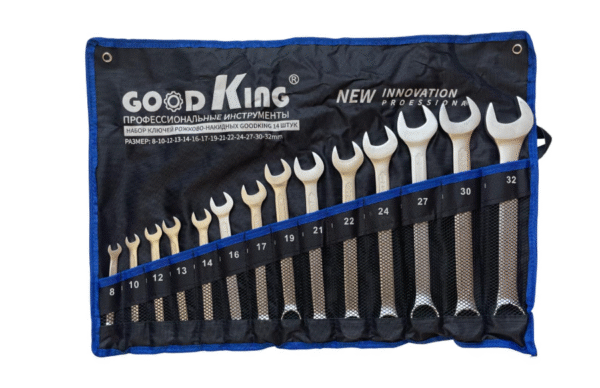 Комплект гаечни ключове 6-32mm 14 части GOODKING
