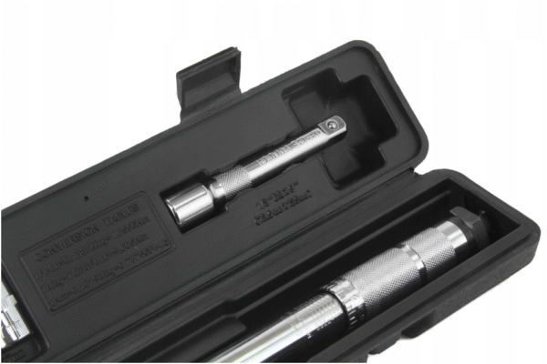 Динамометричен ключ 1/2" 28 – 210 Nm + комплект вложки (17, 19, 21 мм) + удължител 125 мм Mar-Pol