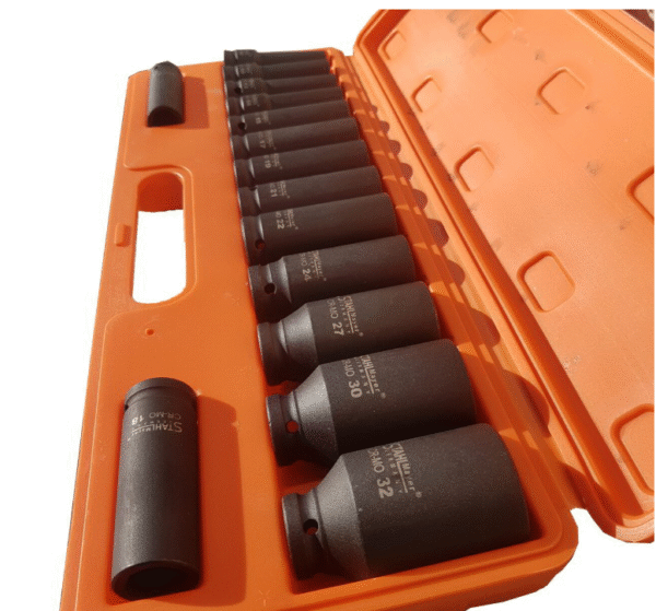 Комплект ударни вложки 15броя 1/2" StahlMayer