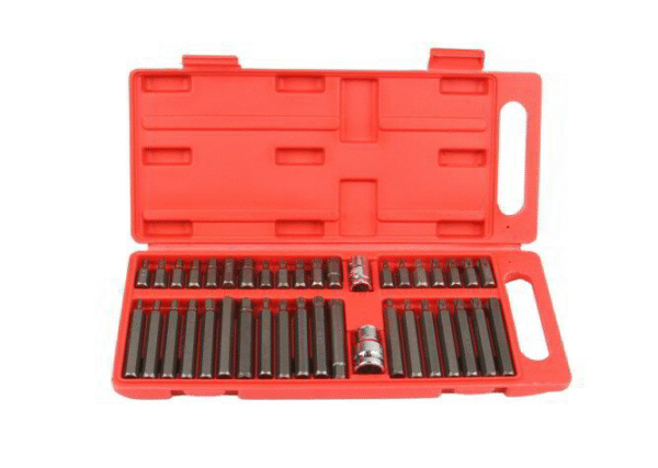 kn1 КОМПЛЕКТ НАКРАЙНИЦИ – ТОРКС 40 ЧАСТИ MAR-POL