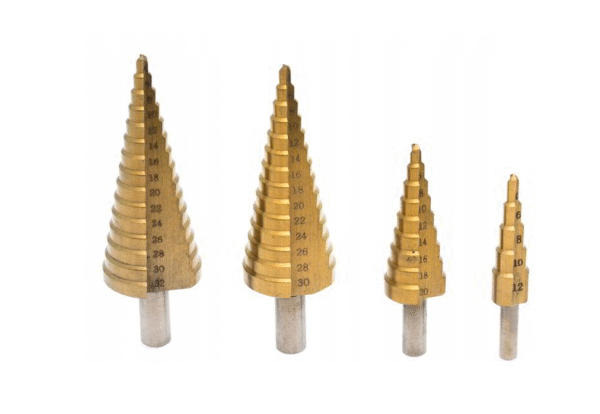 Комплект конусовидни свредла в дървена кутия Mar-Pol