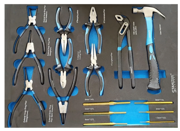 Количка с инструменти 7 чекмеджета 156 StahLmayer професионална