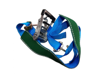 Колан за укрепване на товари за автовоз с малка тресчотка 2.8м. с текстилна подложа