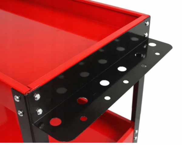 Количка за инструменти с 3 рафта и поставка за отвертки