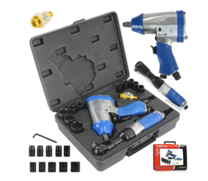 Комплект пневматични инструменти 14 части Mar-Pol