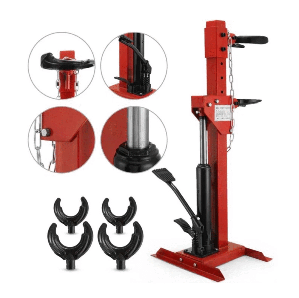 Хидравлична скоба за пружини 1 тон със сменяеми лапи