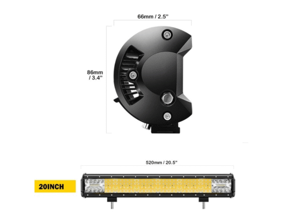 16D ДИОДЕН ЛЕД БАР / LED BAR 52СМ