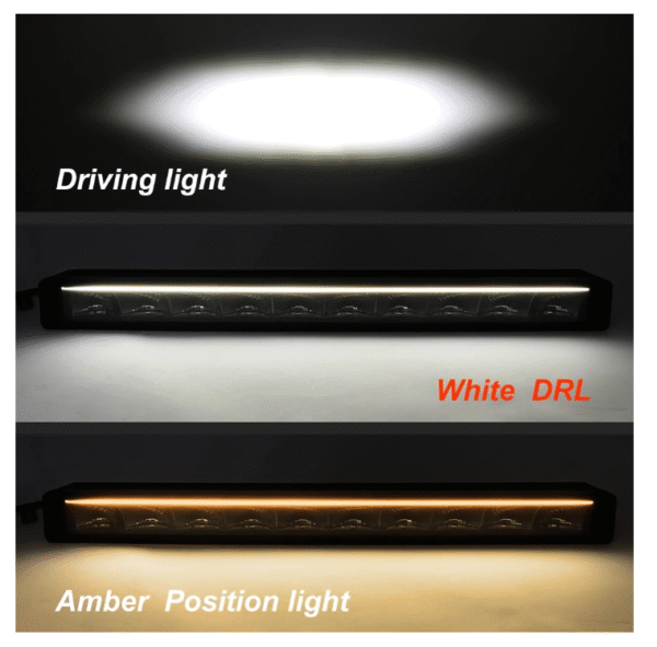 LED бар 82см комбиниран с жълт и бял габарит - T236