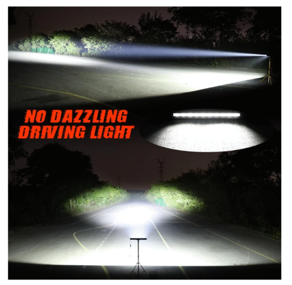 LED бар 82см комбиниран с жълт и бял габарит - T236