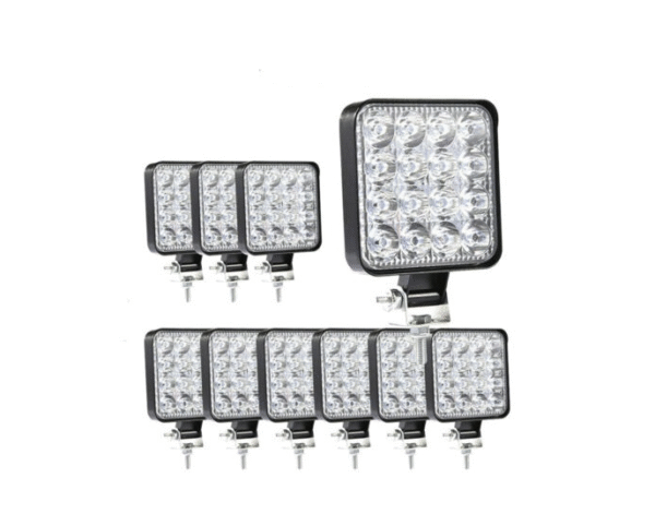 10 БР. ДИОДЕН ХАЛОГЕН 16 ДИОДА 48W