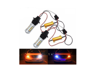 LED крушки за дневни светлини + мигач T20