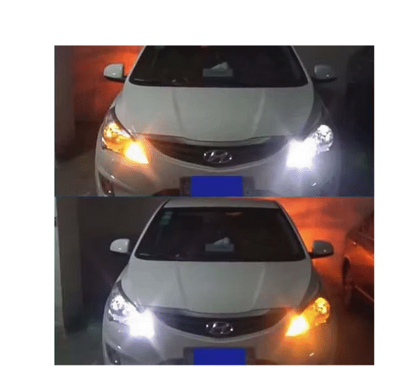 LED крушки за дневни светлини + мигач T20