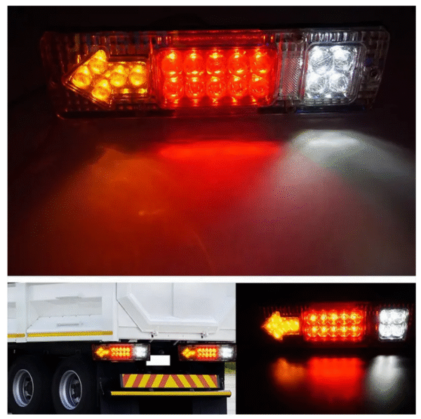 КОМПЛЕКТ ДИОДЕН СТОП СЪС 4 СВЕТЛИНИ 12 ВОЛТА