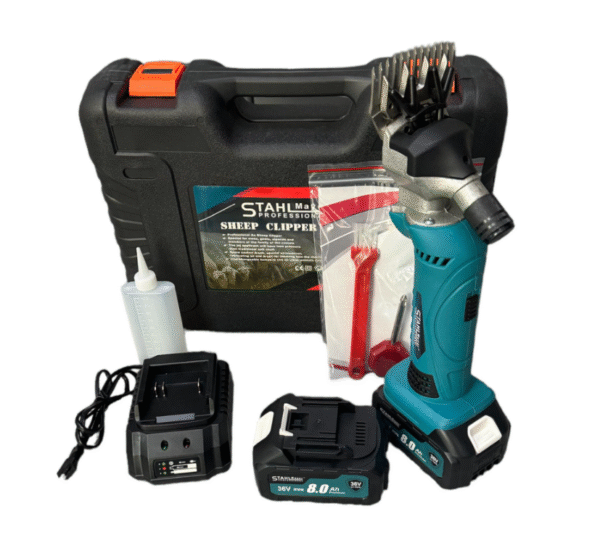 Акумулаторна машина за подстригване на овце STAHLMAYER 36V, с 2 батерии 8.0A