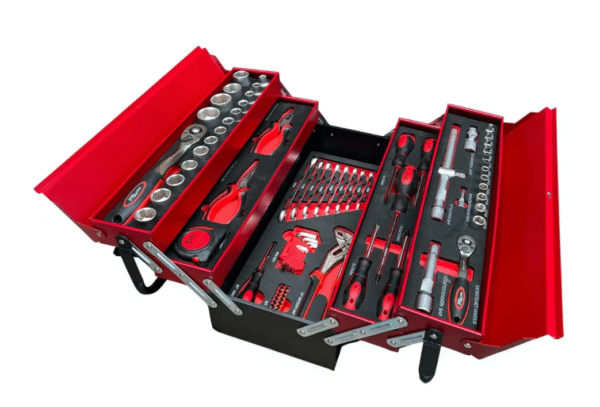 Метален куфар с инструменти 85ч. KraftWelle