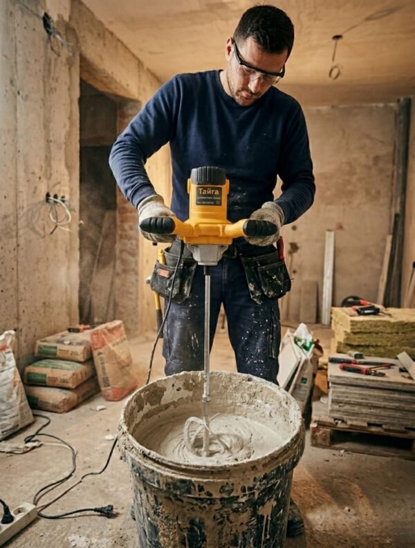 Строителен миксер-бъркалка2400w Електрически Миксер за Бетон