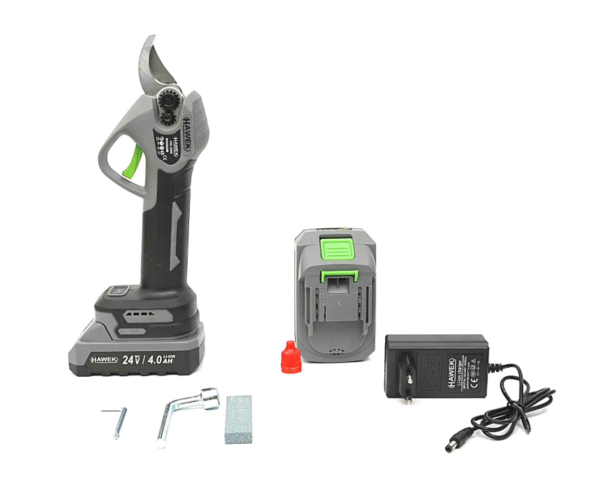 Градинска – лозарска aкумулаторна ножица 24V 4Ah HAWEK