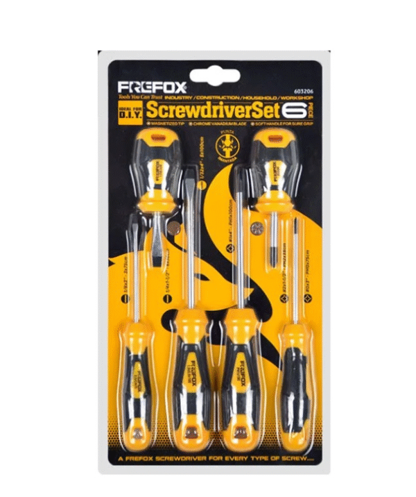 Комплект отвертки Frefox 6 части