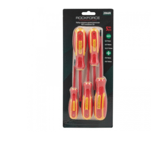 Комплект изолирани електричарски отвертки 5 части ROCKFORCE VDE