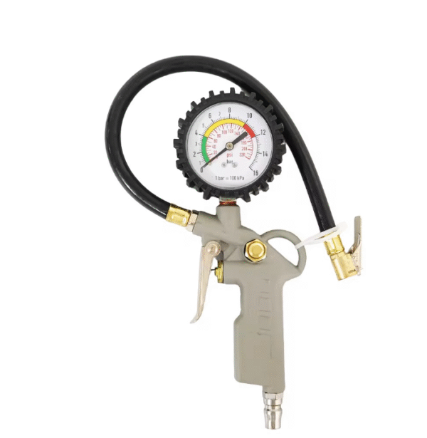 Пистолет с манометър за помпене на гуми - T584