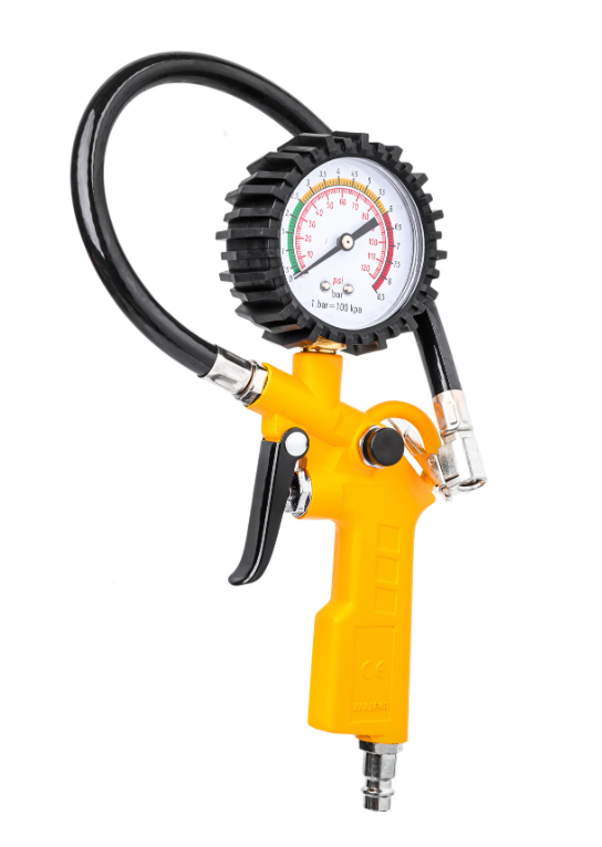 Пистолет с манометър за помпане на гуми JCB , RP8037-2