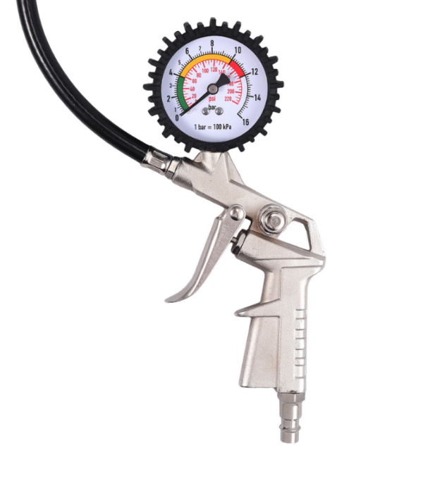 pis8 Пистолет с манометър за помпене на гуми - 1013