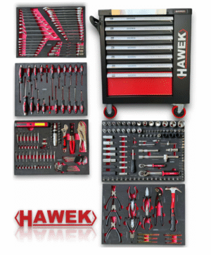 Професионален шкаф с инструменти HAWEK 261 части Арт.№: HW261