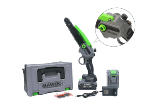 Резачка акумулаторна 20см с омасляване на веригата , 36v , с 2 вериги HAWEK , HW-3003