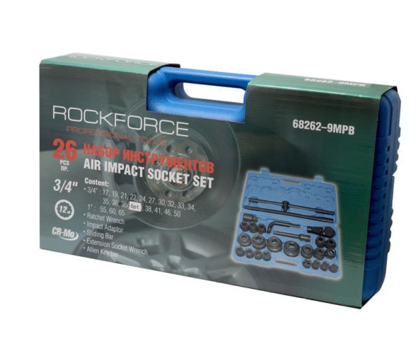 rr5 ГЕДОРЕ С УДАРНИ ВЛОЖКИ 26 ЧАСТИ 3/4 12-СТЕННО ROCKFORCE