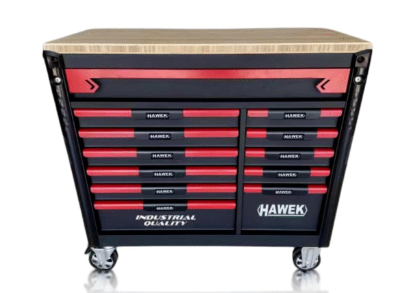 sh1 Професионален шкаф с инструменти HAWEK с 12 чекмеджета