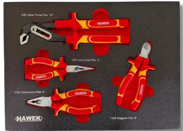 sh10 Професионален шкаф с инструменти HAWEK с 12 чекмеджета