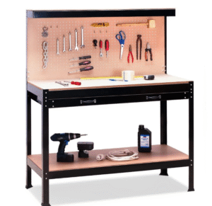 РАБОТНА МАСА С ЧЕКМЕДЖЕ И СТЕНА ЗА ИНСТРУМЕНТИ HAWEK-1068