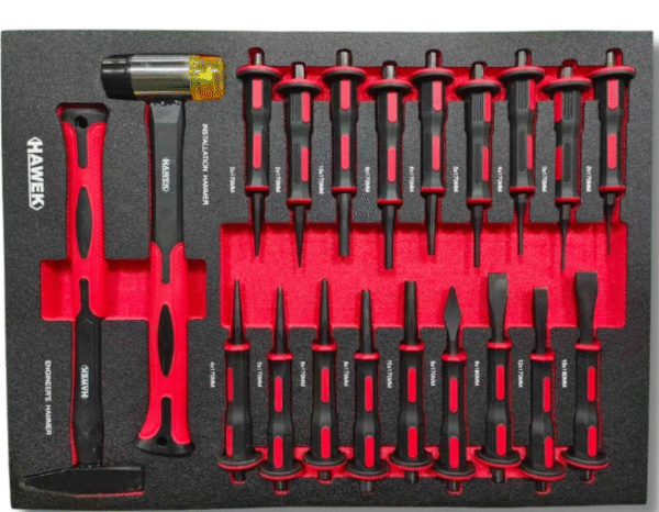 sh9 Професионален шкаф с инструменти HAWEK с 12 чекмеджета