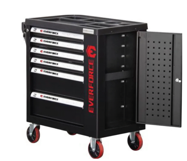 Шкаф с инструменти EverForce с 6 чекмеджета – 4 пълни