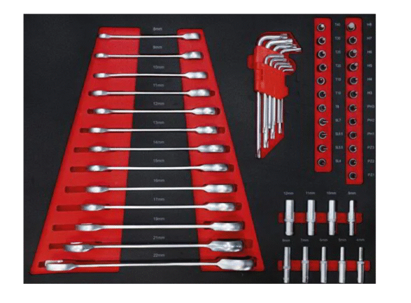 Шкаф с инструменти EverForce с 6 чекмеджета – 4 пълни