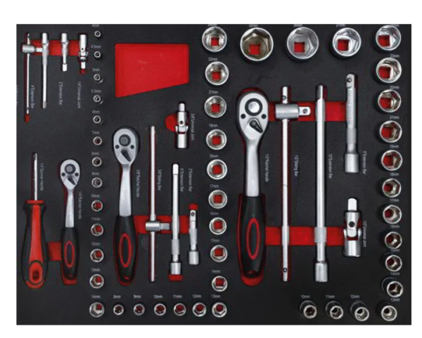 Шкаф с инструменти EverForce с 6 чекмеджета – 4 пълни