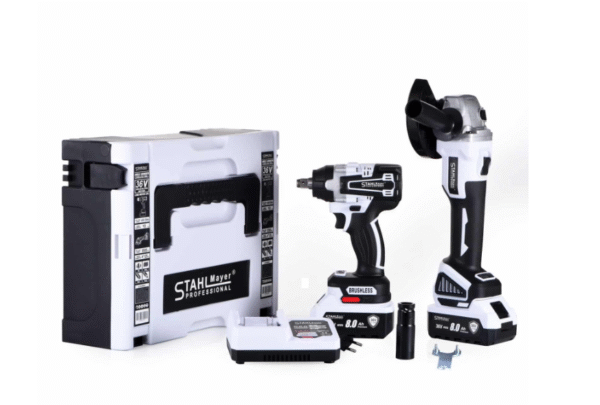 Акумулаторен комбиниран Гайковерт и Ъглошлайф 36V 8,0AH STAHLMAYER Pro
