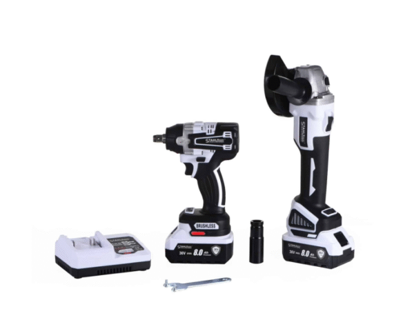 Акумулаторен комбиниран Гайковерт и Ъглошлайф 36V 8,0AH STAHLMAYER Pro