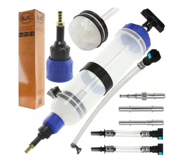 sp4 Шприц за масло 1500 мл с адаптери Прозрачен