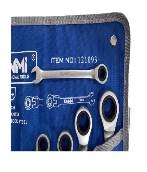 z`1 Звездогаечни тресчотни ключове 8-19мм Danmi - 8 Части