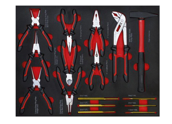 Шкаф количка с инструменти 6 чекчеджета – 4 пълни EverForce