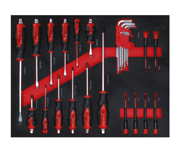 Шкаф количка с инструменти 6 чекчеджета – 4 пълни EverForce