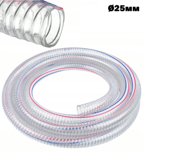 а Маркуч за гориво прозрачен - Ø25мм