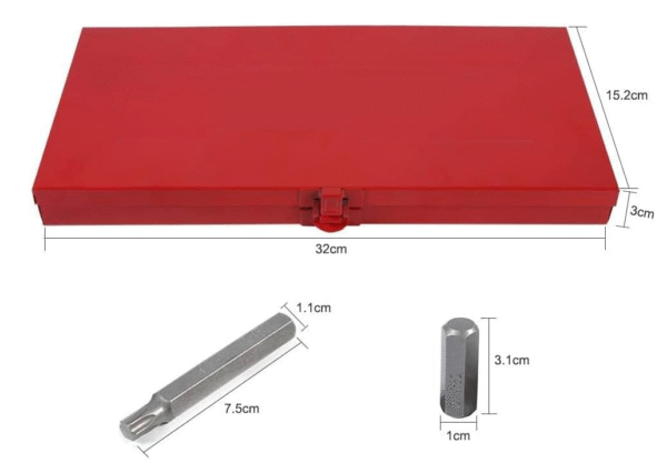 гед3 Накрайници за гедоре / битове 40бр к-т