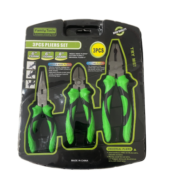 Комплект клещи 3 части 6+6+8'' - T07